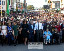 BARACK OBAMA & JOHN LEWIS WALK