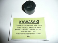 KAWASAKI S2/S2A 350CC MODEL'S CENTRE STAND RUBBER PART NUMBER 92075-115