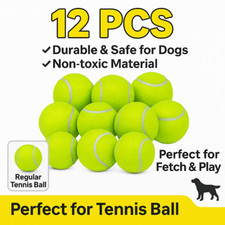 12 PCS Dog Tennis Balls Fetch