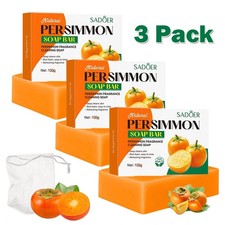3Pcs Persimmon Soap Bar for