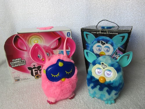 Blue patterned furby boom - furby, &