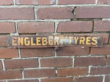 antique metal sign