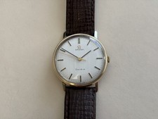 omega geneve 9ct gold mens