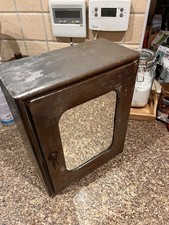 Vintage Metal Wall Cabinet industrial Rustic Storage