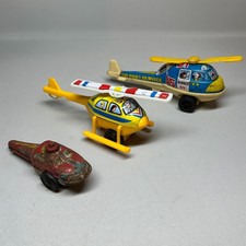Vintage Helicopter Tin/Plastic
