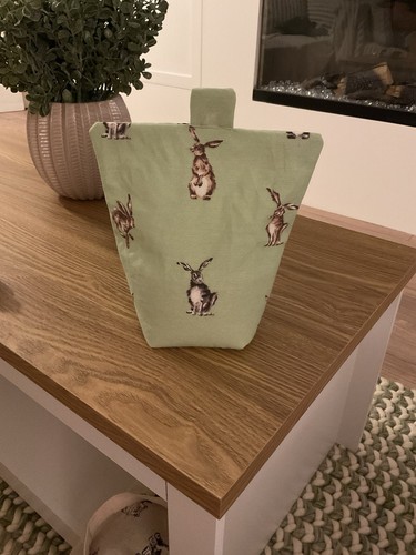 Large doorstop bunnies - doorstop,, green