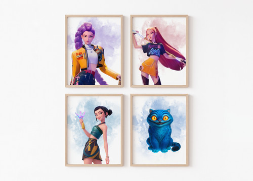 Demon hunters wall - demon,