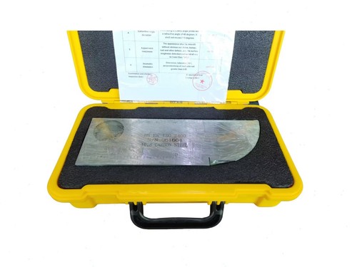 Test block for ultrasonic flaw - for,