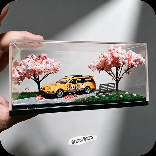 Cherry blossom diorama - 64,