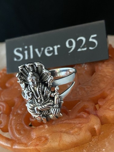 Chunky solid silver budda - chunky,