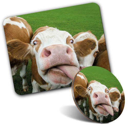 Mouse mat coaster set - &,