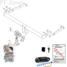 Tow-Trust Towbar for Renault Scenic 2 MPV 2003-2009 - Detachable Tow Bar