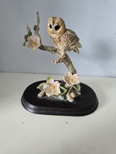 Tawny Owl Ornament Figurine by Leonardo Collection