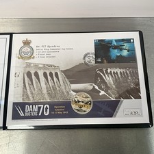 2013 Dambusters Operation Chastise Silver Proof Guernsey RM £5 Coin + Black Case