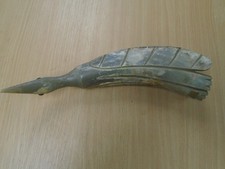 Vintage Bovine Horn 11.75" Bird Sculpture