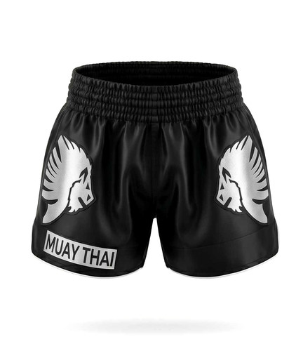 Black muay thai shorts - muay,