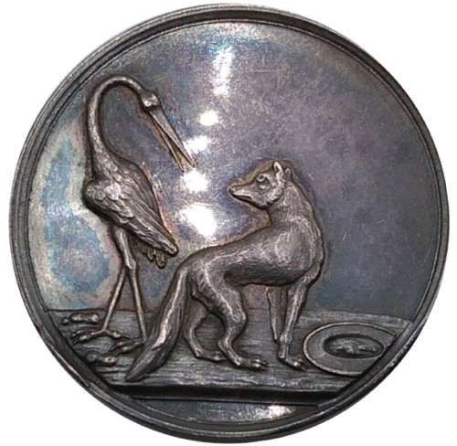 Silver fox crane - silver,