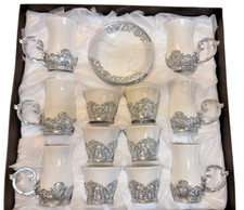 Turkish Tea Set of 12 With