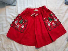 Mini Boden Girls Christmas Skirt. Age 7-8 Years. Excellent Condition