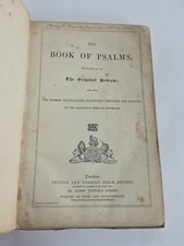 The Book of Psalms translated