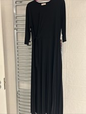 Beautiful Ladies SALPH Black Pleated Dress Brand New Cost £99