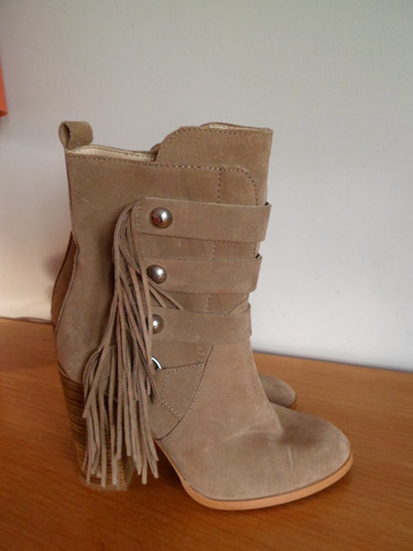 Ladies neutral suede zara - ladies,