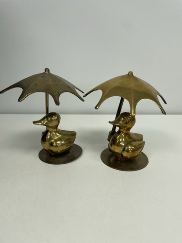 Pair vintage brass - vintage,