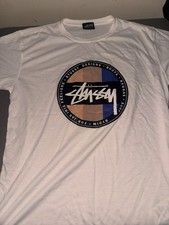 Stussy White T-Shirt Plain