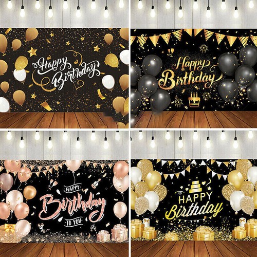 Happy birthday backdrop banner - happy,