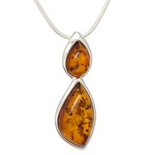 Natural Baltic Amber Sterling