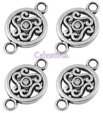 25 Antique Silver Connector