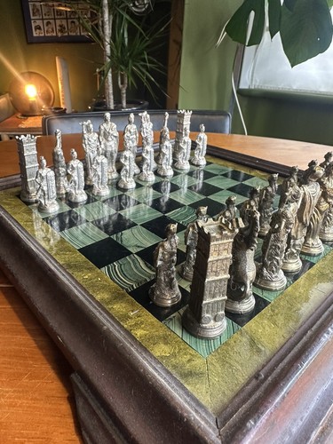 Vintage italian chess set and - set,