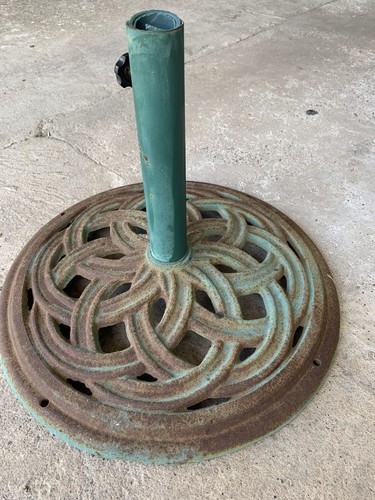Parasol base vintage - cast, iron