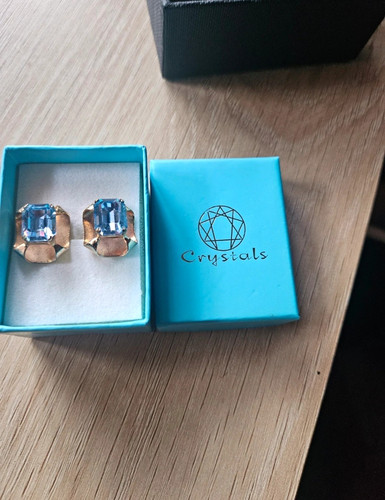 Large emerald cut sky blue - emerald,