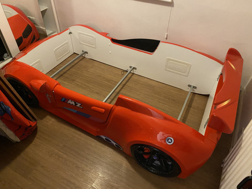 Red sports car bed - sports, for