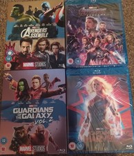 Blu Ray Bundle x 4 Marvel