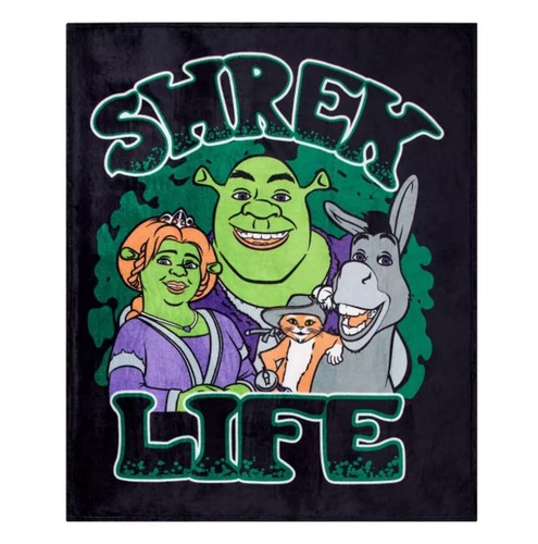 Dreamworks shrek life - shrek, throw