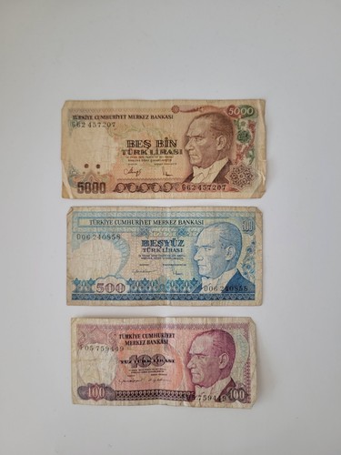 Vintage turkish lira - 3,
