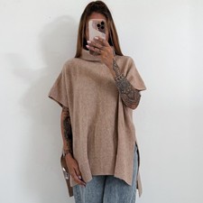 Ladies M&S Cape Jumper Natural