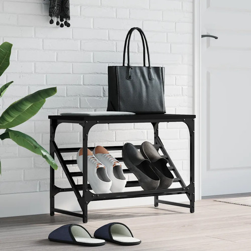 Walplus black sneaker - black, shelf