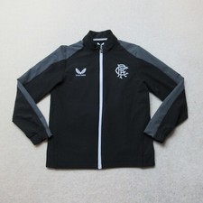 Glasgow Rangers Track Jacket Womens UK 10 Full Zip Football Castore EU 38 NWOT