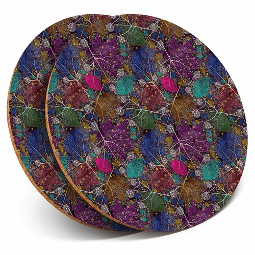 Coasters leaf mosaic - x,