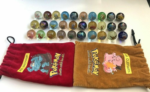 Pokemon marbles vintage 1998 - vintage,