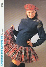 Knitting Pattern, Designer & Evening.45 Top Brass Smart Sweater Not Copy