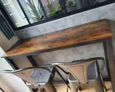 Industrial Bar Table Breakfast Kitchen Dining Room Furniture Vintage Retro Tall