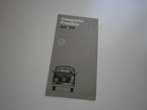1968 volkswagen transporter - 1968,