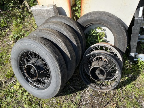 Set six wire wheels - wire,