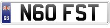 N60 FST Private Registration Plate