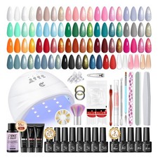 47PCS Gel Nail Polish Kit with