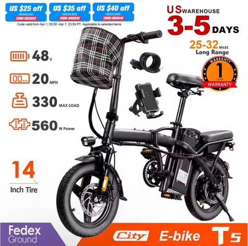 20mph folding electric bike - folding,